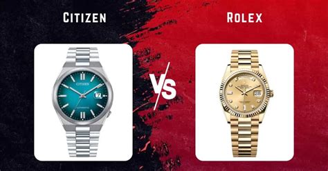 citizen vs Rolex models